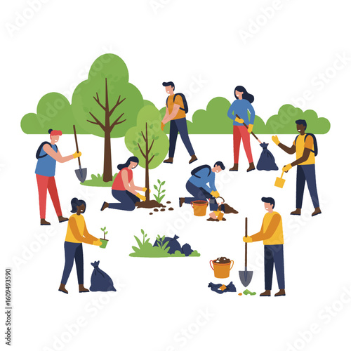 Diverse Group Restoring Nature Through Tree Planting