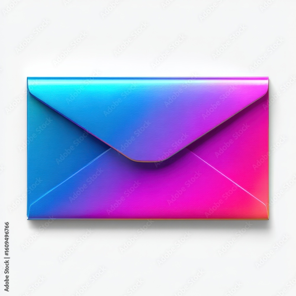 Vibrant Rainbow Gradient Envelope Mockup Perfect for Branding and Communication Designs Vibrant Rainbow Gradient Envelope Mockup Perfect for Branding and Communication Designs