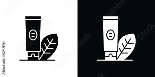 Face wash icon. black and white line icons pack.