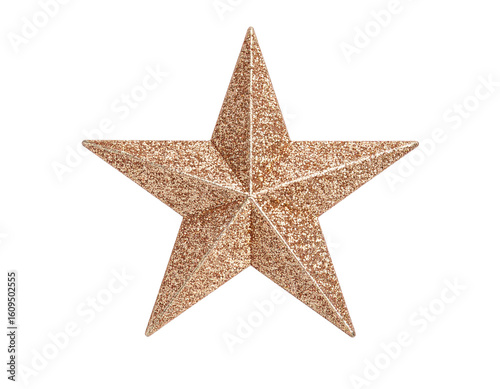 golden star christmas decoration