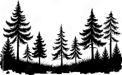 ree Silhouettes Bundle | Tree Vector Clipart