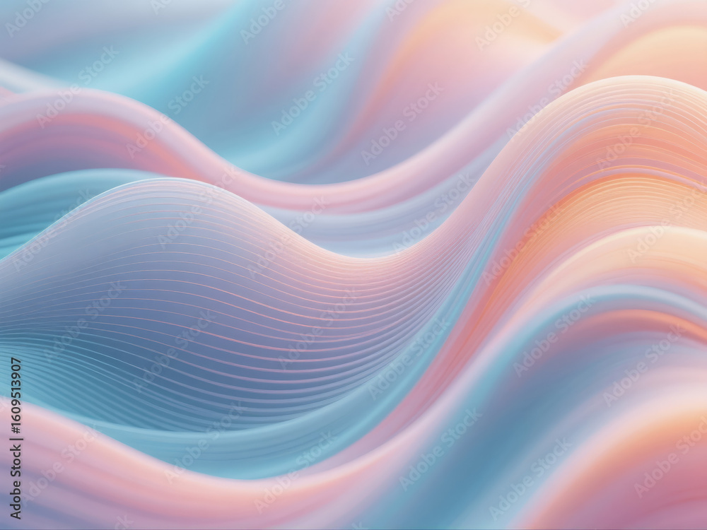 Fototapeta premium Background image soft abstract texture with wavy lines