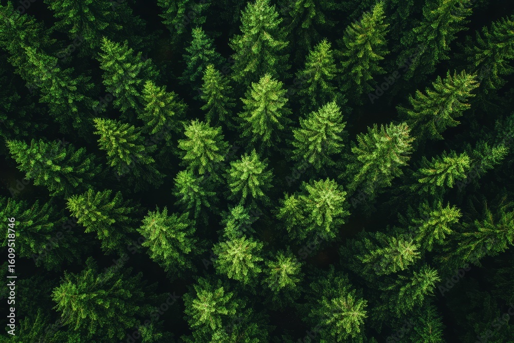 A forest of pine trees exists in the rugged mountains of the wilderness A forest of pine trees exists in the rugged mountains of the wilderness
