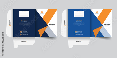 Stylish and professional corporate presentation folders for business use. Modern document folder templates. Unique file cases for real estate professionals.
