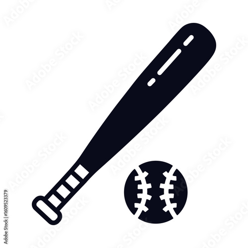 baseball bat and ball