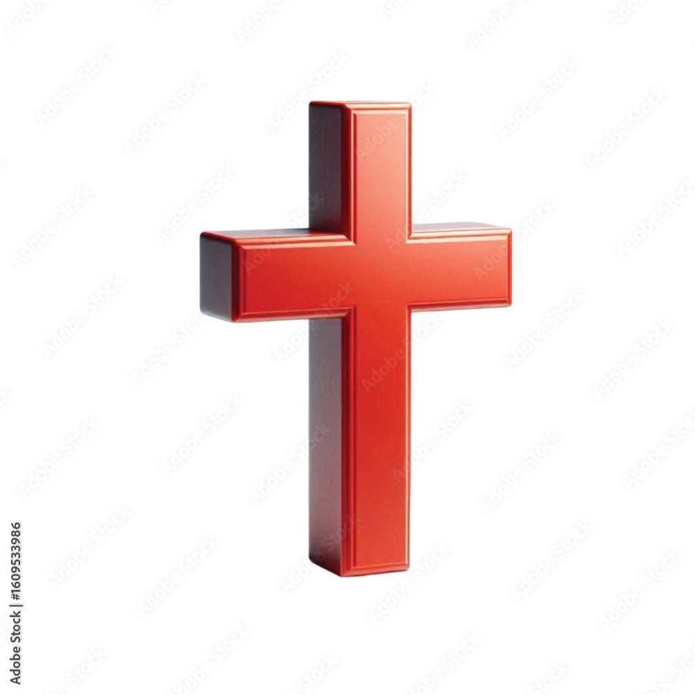 Obraz premium red Cross for christian