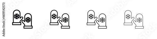Gloves icon illustration sign collection. vector symbol or logo.