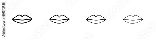 Lips icon illustration sign collection. vector symbol or logo.