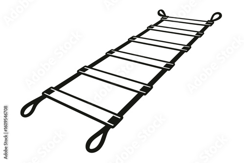 Boost Your Agility - Portable Speed Training Ladder for Athletes