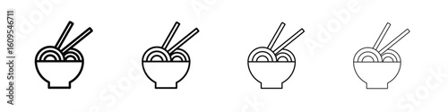 Pasta icon illustration sign collection. vector symbol or logo.