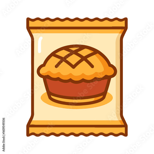 Conveniently Packaged Mini Pie with Lattice Crust - Sweet Baked Treat