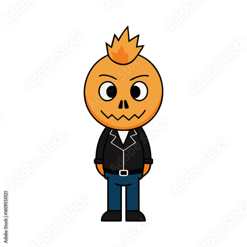 pumpkin punk rocker