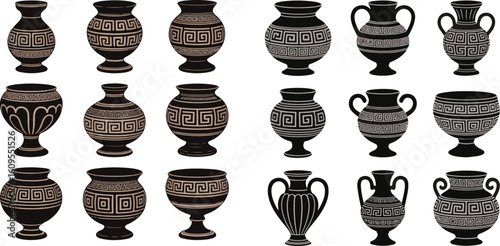 Ancient Greek pottery collection ancient pottery Greek vases