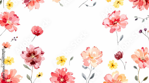 Seamless floral vector pattern with artistic roses and leaves on a deep green background. Hand painted brushstroke style, perfect for textiles, packaging, wallpapers, and feminine branding projects