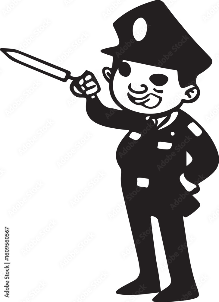 Obraz premium Detailed drawing of law enforcement officers working together to inspect and secure a suspicious area for public safety