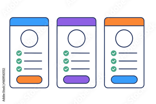 Software or Service Pricing Plans Comparison UI Templates