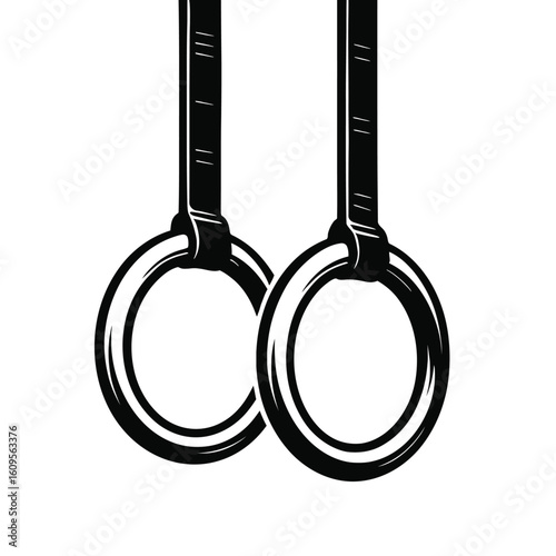 Strength and Agility- Gymnastic Rings for Athletic Training and Fitness