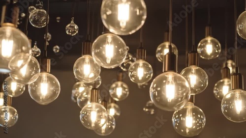 Warm Glow: Edison Bulbs Illuminate a Stylish Space