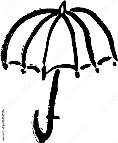 vector illustration of an umbrella 