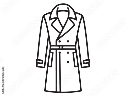 TRENCH COAT SILHOUETTE
