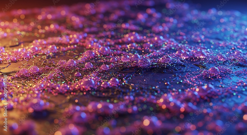 Obraz premium Abstract Colorful Bubble Texture