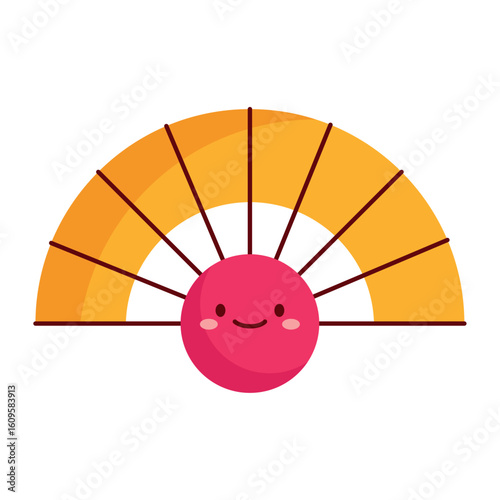 Traditional Chinese Hand Fan Icon