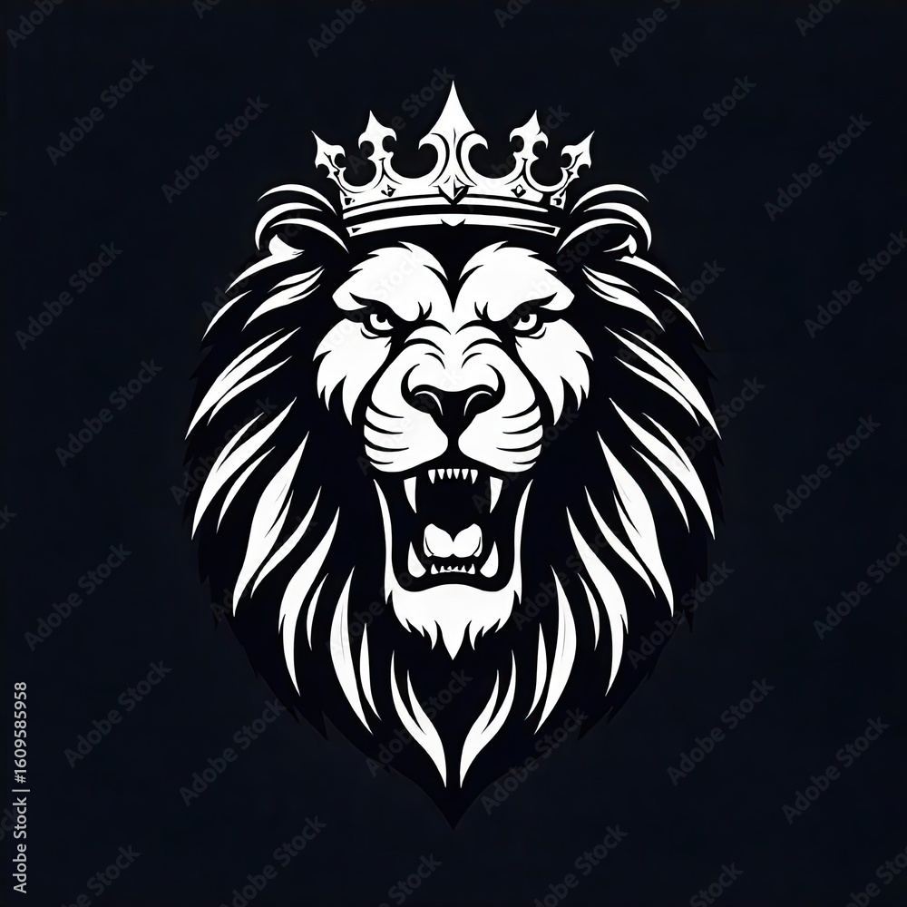 Obraz premium the lion king mascot logo