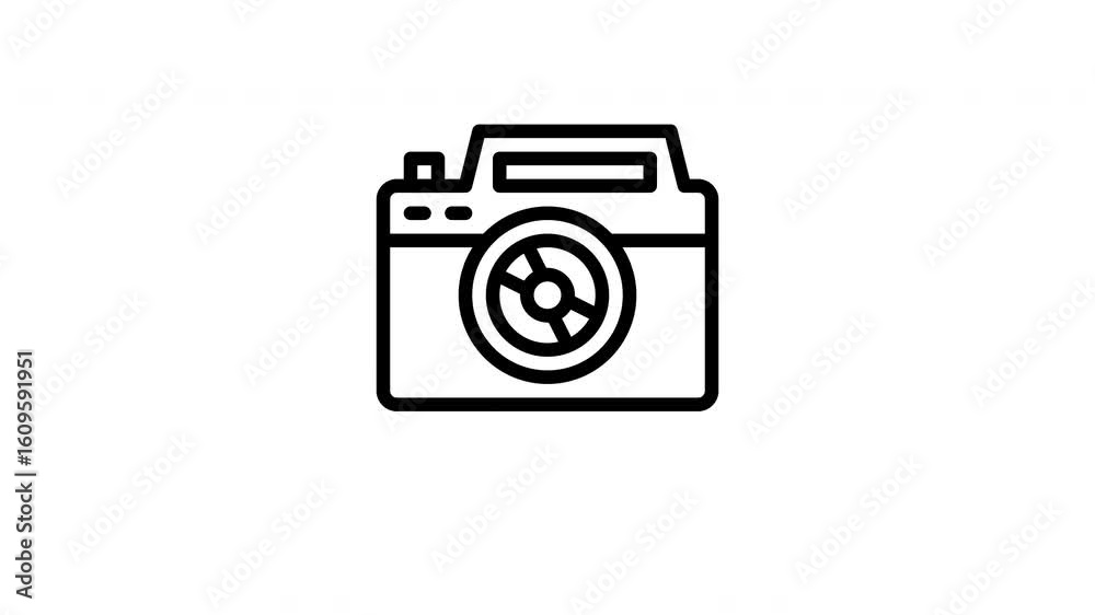 camera animated icon camera animated icon