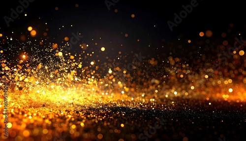 Abstract gold glitter background