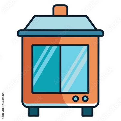 Desiccator instrument illustration for educational posters