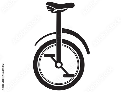UNICYCLE SILHOUETTE