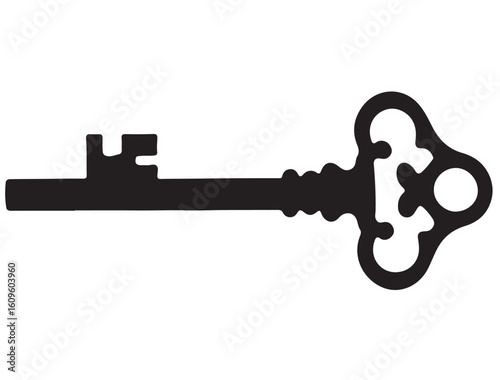  VINTAGE KEY SILHOUETTE