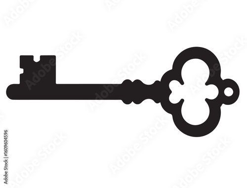  VINTAGE KEY SILHOUETTE