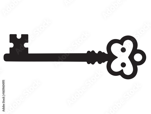  VINTAGE KEY SILHOUETTE