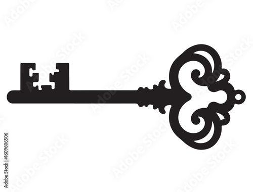  VINTAGE KEY SILHOUETTE