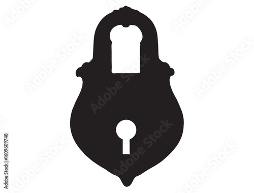 VINTAGE LOCK SILHOUETTE