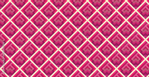 pink geometric seamless pattern
