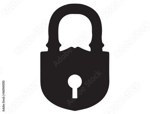 VINTAGE LOCK SILHOUETTE