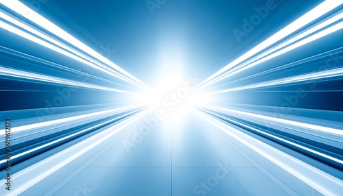 Abstract image of a tunnel with bright light at the center