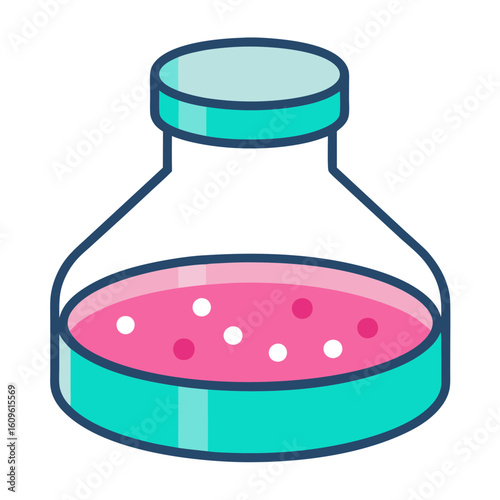 Sterile Petri Dish Vector Design for Medical Lab Projects