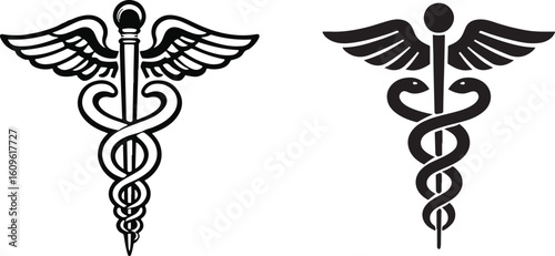 caduceus medical icon