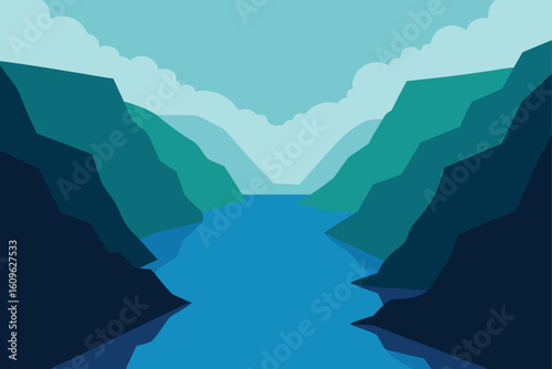 quiet fjord cliffs