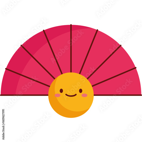 Chinese New Year Folding Fan