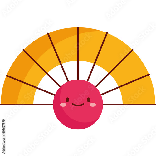 Chinese New Year Folding Fan