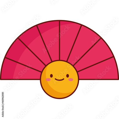 Chinese New Year Folding Fan