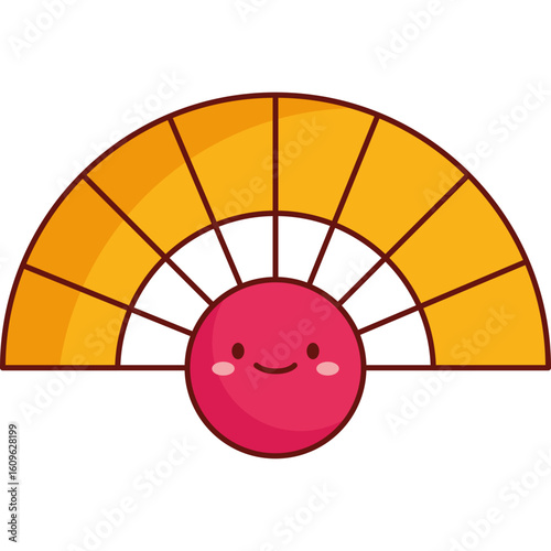 Chinese New Year Folding Fan