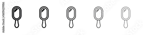 Mirror icon. Thin line icons collection for web ui.