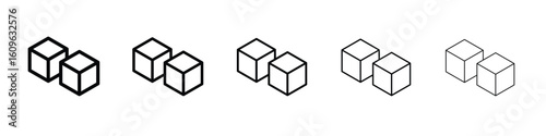 Sugar icon. Thin line icons collection for web ui.