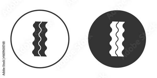 Bacon icon doodle vectors, vector illustration