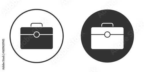 Briefcase icon doodle vectors, vector illustration